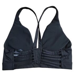Victoria's Secret‎ VSX Sport Strappy Deep V Black Bra